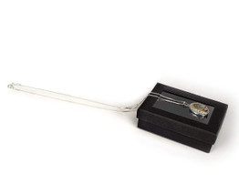 Tree of Life Silver And Ceramic Necklace With 24k Gold