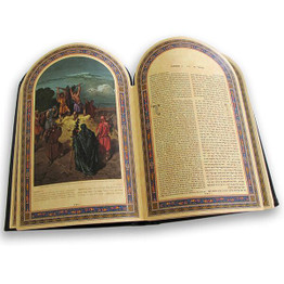 Sefer Torah-Shaped Chumash Inlaid Bar Mitzvah Medal