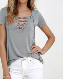 Women Sexy V-Neck Blouse
