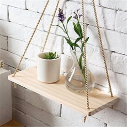 Hanging Rope Shelves