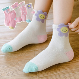 Cute Cartoon Fashion Warm Soft 5 Pairs/Lot Children's Cotton Socks