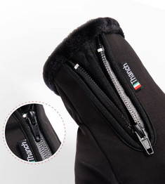 Anti Slip Waterproof Winter Fluff Warm Touchscreen Gloves For Cold Weather