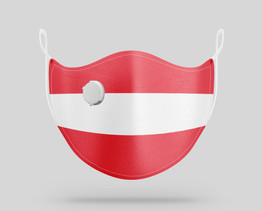 Austria Flag Designed Face Masks