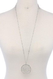 Circle Pendant Necklace