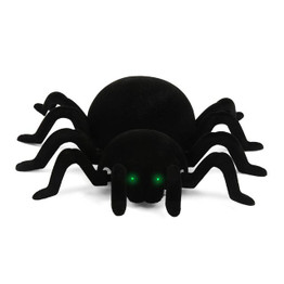 GizmoVine Radio Control Simulation Furry Electronic Spider Scary Wall Climbing Spider Toy Kids Gift Halloween Surprise RC Animal