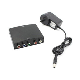 Onleny 1080p Component to HDMI Converter RGB YPbPr to HDMI Converter AV Video Audio HDCP YPbPr/RGB + R/L audio to HDMI Converter