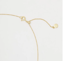 GORJANA NIA SHIMMER BAR PENDANT NECKLACE GOLD