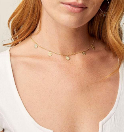 GORJANA - CRUZ MIXED COIN NECKLACE