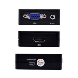 Bakeey 1080P HD VGA to HDMI Converter Adapter with Audio USB Power Connector for PC Laptop to HDTV Monitor Display