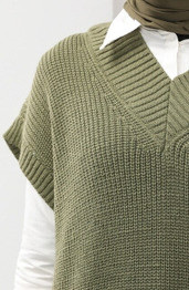 Women 2020 Fashion Oversized Herringbone Knitted Vest Sweater Vintage Sleeveless Side Vents Female Vest Chic Tops sweater