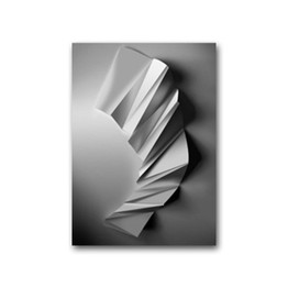 Abstract Nordic Geometric Canvas Painting Black and White Decoration Pictures Poster Print Living Room Bedroom Wall Art Decor