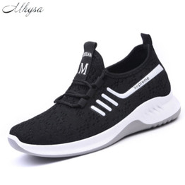 2020 New Sneakers Women Casual Shoes Fashion Lace-up Women's platform Sneakers Mesh Breathable Casual Shoes Woman Tenis Feminino