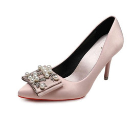 Heels Shoes Women Pumps Solid Elegant High Heels Fashion Wedding Shoes Famale Women Heel Shoes High  Sexy High Heels Bridal T6