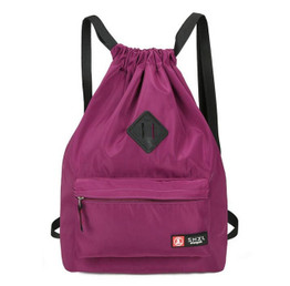 Outdoor Drawstring Bag Festival Backpack Nylon For Gym Bags Sports Fitness Travel Yoga Women Girls Student Bag Travel Backpack
