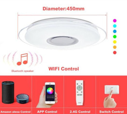LED Ceiling Lamp Bluetooth Speaker