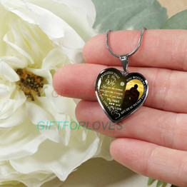 To my wife: Gift for Christmas 2018, Christmas gift ideas for wife, beautiful wife necklace, wife necklace, to my wife necklace, best gifts for wife, birthday gifts for wife, husband and wife necklace 934