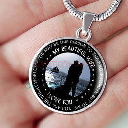 To my wife: amazing wife necklace, wife necklace,to my gorgeous wife, to my wife necklace, birthday gifts for wife, best gifts for wife, my beautiful wife necklace, to my future wife, birthday gifts for her 492