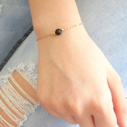 Lava Stone Bead Bracelet