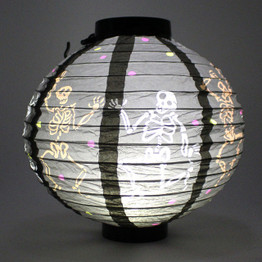 Halloween Decoration LED Paper Pumpkin Hanging Lantern Light Lamp