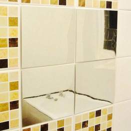 Self Adhesive Mirror Foil Wall Stickers