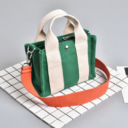 Lady Canvas Crossbody Bag Women Mini Design Bags with Weave Handbag 2020 Fashion Shoulder Bags For Female