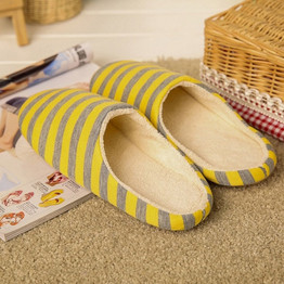 New Women Fur Home Slippers Quality Suede Flat Cotton Shoes Man Plush Slippers Couple Bedroom Slides Furry Indoor Shoes
