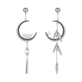 Thaya Genuine 925 Sterling Silver Tassels Green Lantern Earrings Eardrop Exquisite Earrings Dangle For Women Luxury Fine Jewelry