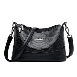 ACELURE Serpentine PU Leather Solid Color Casual Fashion Shoulder Bags for Women High Capacity Crossbody Bags Ladies Handbags