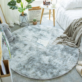 Fluffy Round Rug Carpets for Living Room/Bedroom