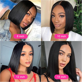 Short Bob Wigs Straight Lace Front Human Hair Wigs For Women Pre Plucked With Baby Hair Bob Lace Front Wigs Glueless Lace Wig