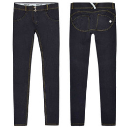 Low Waist Jeans Woman Peach Push Up