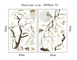 Tree Wall Stickers Birds Flower -Home Decor Wallpapers