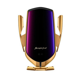 Wireless Car Charger Infrared Sensor Fast Charging Holder For iPhone, Samsung and Huawei