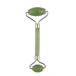Facial Massage Roller Double Heads Jade Stone Face Lift Hands Body Skin Relaxation