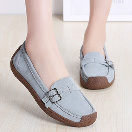 loafer shoes for women solid sky blue clip loafers