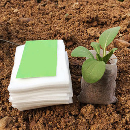 100 PCS Biodegradable Seed Nursery Bags