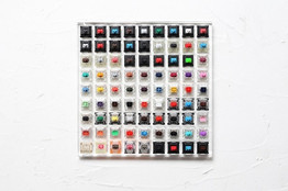81 switch switches tester with acrylic base blank keycaps for mechanical keyboard cherry kailh gateron outemu ice greetech box