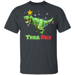Dinosaur Christmas Shirt Tree Rex Men Pajamas Gift