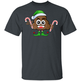Elf Poop Emoji Shirt Funny Christmas Poop Shirt