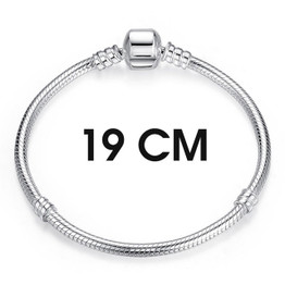 Authentic 100% 925 Sterling Silver Basic Snake Chain Bracelet