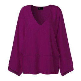 V-Neck Casual Loose Blouse