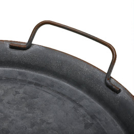 Retro Round Iron Plates by SIA (Set of 2)