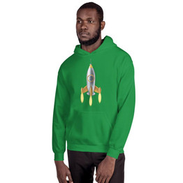 Bitcoin Rocket Hoodie