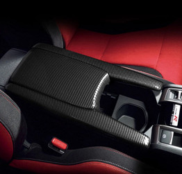 Carbon Fiber Armrest Box Cover 2016+ Honda Civic