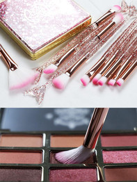 10pcs Mermaid Makeup Brush Set