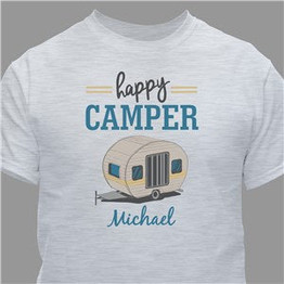 Personalized Happy Camper T-Shirt