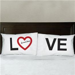Love Personalized Pillowcase Set