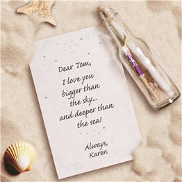 I Love You Message In A Bottle