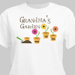 Personalized Grandma’s Garden T-shirt