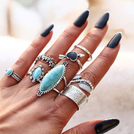 Vintage Knuckle Rings Set